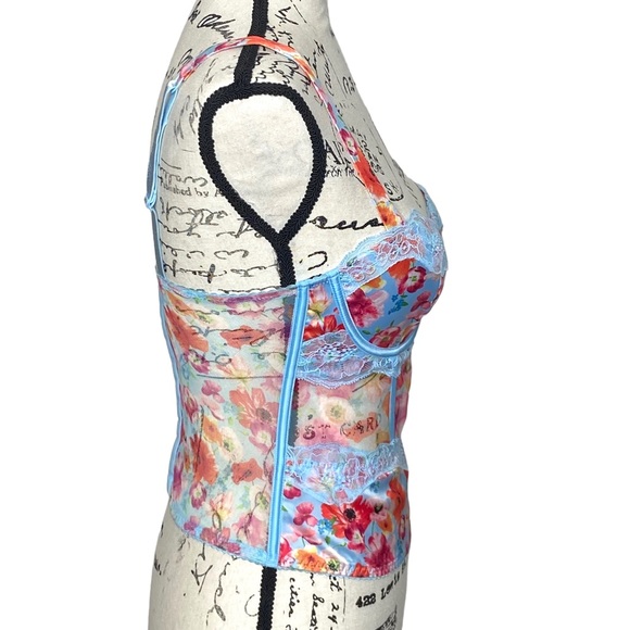 Victoria’s Secret Spring Floral Lace Corset Bustier Bra Top - Picture 5 of 11